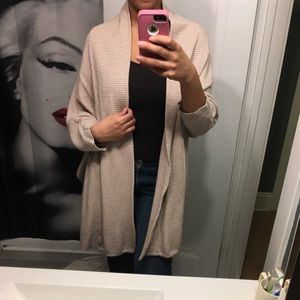 Tan cardigan